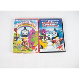 HIT Frosty Friends Here Comes Spring 2 kids dvds Thomas Barney Bob the Builder